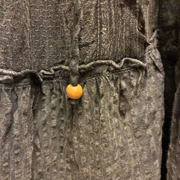 Playful Gray Tiered Dress by Young Threads - Picture 5 of 9